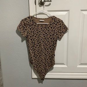 Abercrombie & Fitch leopard bodysuit
